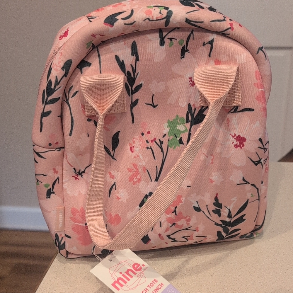 mine Pink Floral Picnic Tote